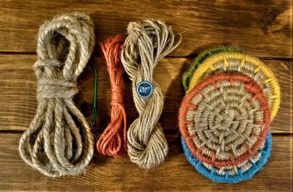 Jute coasters kit FREE video tutorial