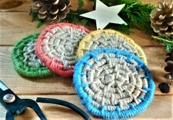Jute coasters kit FREE video tutorial