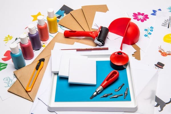 Lino cutting & printing kit