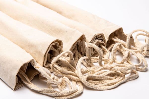 Plain cotton drawstring bags blank for your own decoration