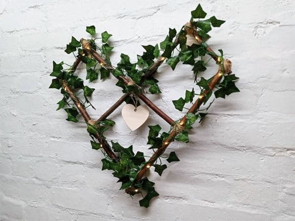 Rustic heart 43cm