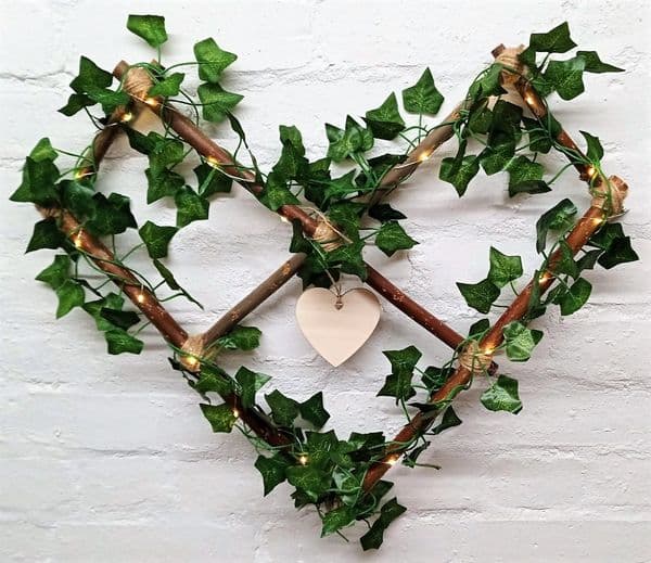 Rustic heart 43cm