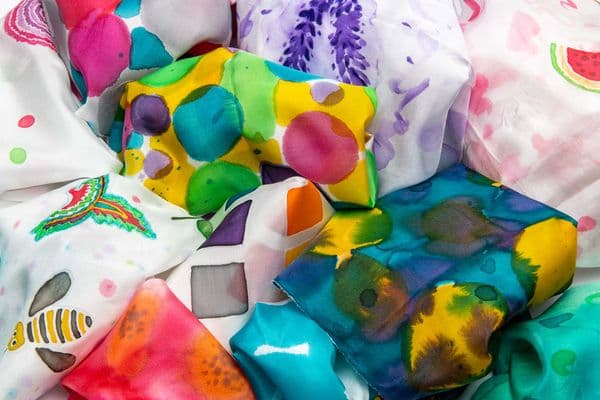 Silk scarf painting kit (2 or 4 scarves)