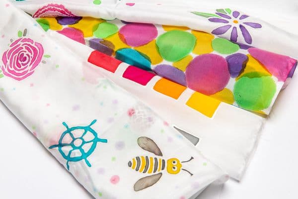 Silk scarf painting kit (2 or 4 scarves)