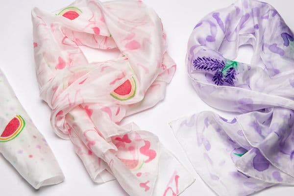 Silk scarf painting kit (2 or 4 scarves)