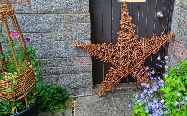 Sunday 14th Dec 25 Large Willow Star Workshop Cove Burgh Hall