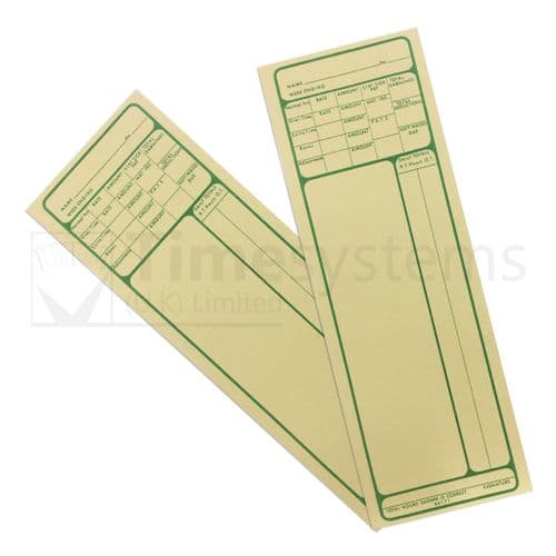 84171-UK1 Time Clock Cards