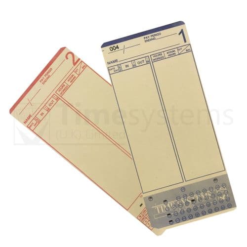 A414 Time Clock Cards