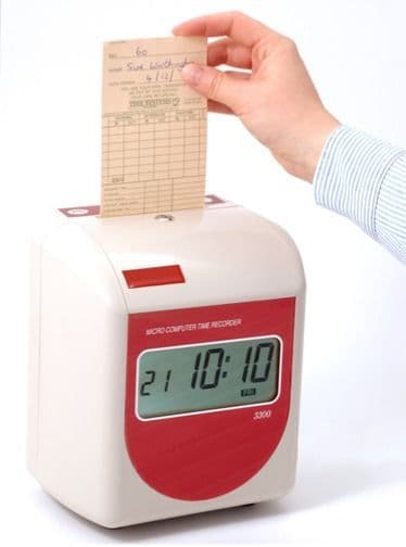 Time Printer Device Acroprint 3300NX Automatic Time Recorder Clocking In Machine