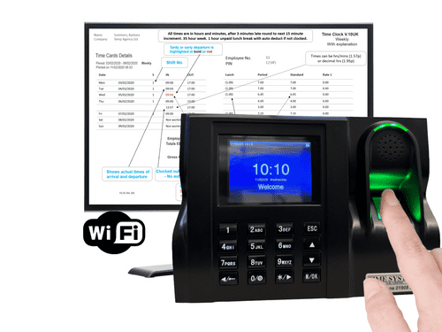 Clocking in machines | Geotime 10 Wifi Biometric fingerprint