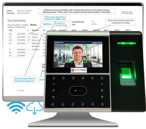 Clocking In Machine | CLOUD  | Biometric | Palm recognition  } facial recognition | Proximity | RFID  |  Wifi