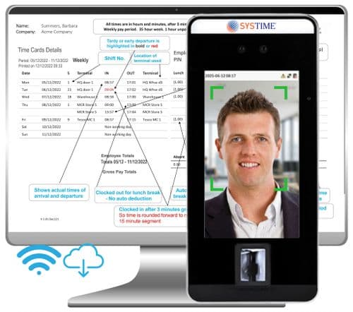Clocking In Machine | CLOUD  | Biometric | Palm recognition  } facial recognition | Proximity | RFID  |  Wifi