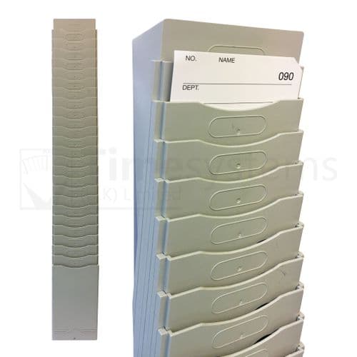 Expandable Plastic Card Rack - 620mm (H, 98mm (W)