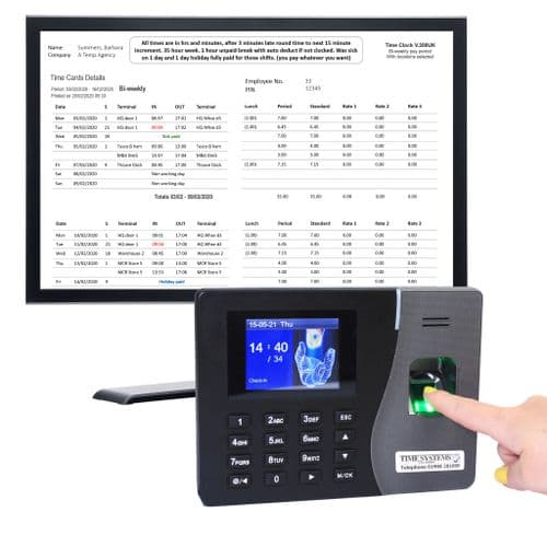 Clocking In Machines and Time Clocks | Time Systems UK