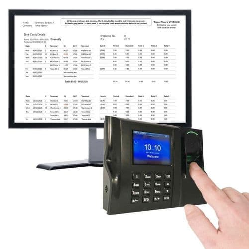 GeoTime 100 | ‘Pro’ Fingerprint biometric clocking in machine