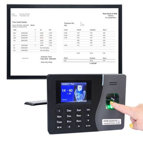 Clocking In Machines and Time Clocks | Time Systems UK