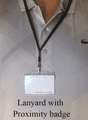 Lanyards, pack of 5 'breakaway' safety,  Black, type 1.
