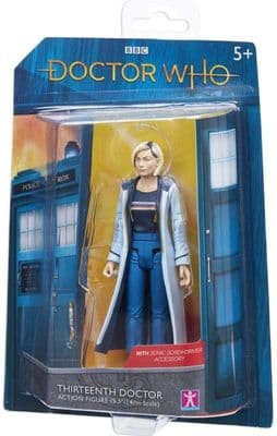 Character Options Doctor Who Thirteenth Doctor 5 inch Figure Dark Blue Cardback - INSTOCK