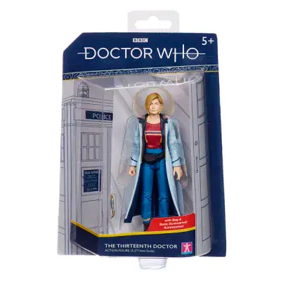 Character Options Doctor Who Thirteenth Doctor 5 inch figure Light Blue Cardback - INSTOCK