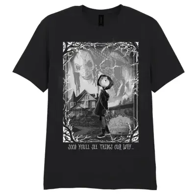 Coraline Horror Scene T-Shirt