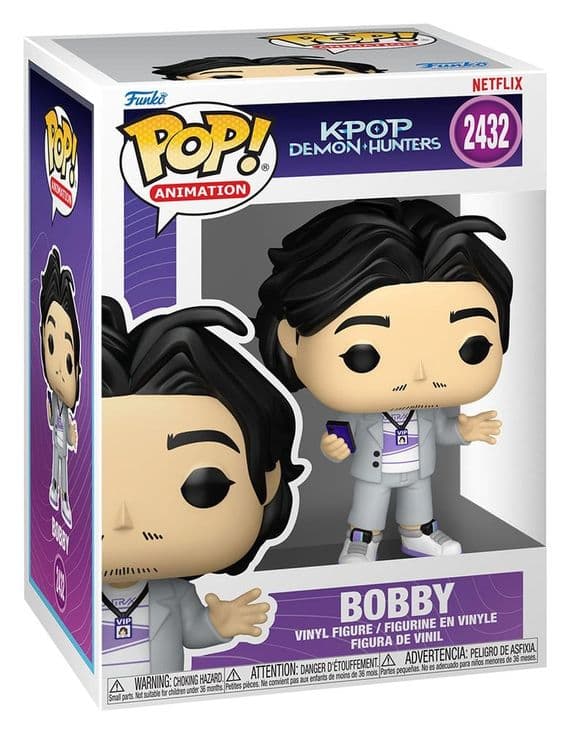 Funko Pop! Vinyl K-Pop Demon Hunters Bobby Figure - Pre-Order