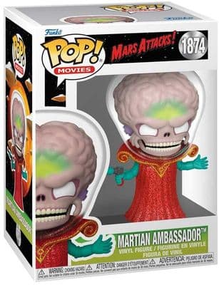 Funko Pop! Vinyl Mars Attacks Martian Ambassador Figure - INSTOCK