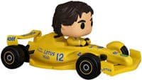 Funko Pop! Vinyl Rides Super Deluxe Ayton Senna in Lotus F1 Car - Instock