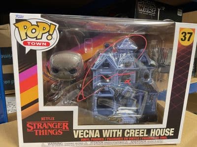 Funko Pop! Vinyl Stranger Things Vecna with Creel House Signed by Jamie Campbell-Bower - INSTOCK
