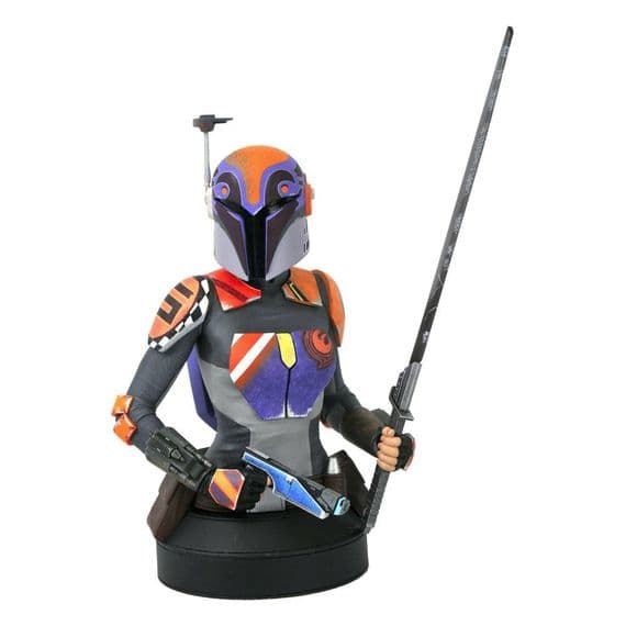 Gentle Giant Star Wars The Rebels Sabine Wren 1/6 Scale Bust - INSTOCK