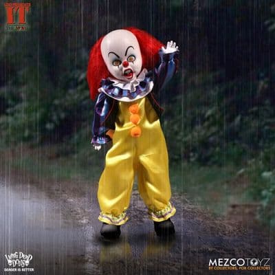 Living Dead Dolls 1990 IT the Movie Pennywise Figure - INSTOCK