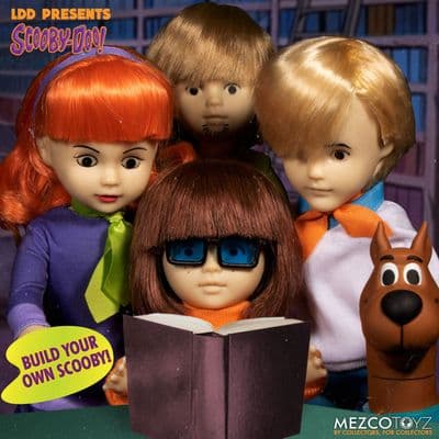 Living Dead Dolls Presents Scooby Doo Build a Figure Complete Set of 4 - Instock