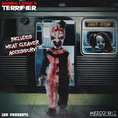 Living Dead Dolls Terrifier Art the Clown Blood Splatter Special Edition Figure - INSTOCK