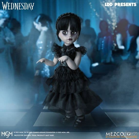 Living Dead Dolls Wednesday TV Series Dancing Wednesday Figure - INSTOCK