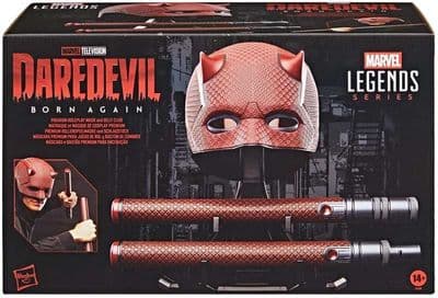 Marvel Legends Daredevil: Born Again Daredevil Mask & Billy Club Roleplay Set - INSTOCK