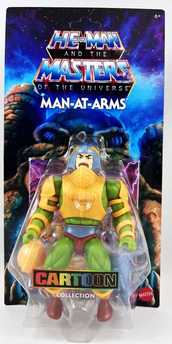Masters of the Universe Cartoon Collection Man-At-Arms Action Figure - INSTOCK