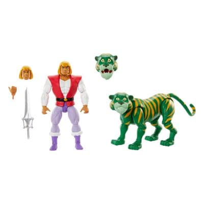 Masters of the Universe Cartoon Collection Prince Adam & Cringer 2 Pack - Instock Early July