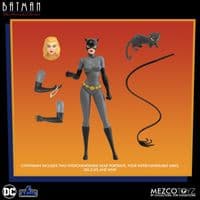 Mezco 5 Points Batman: The Animated Series Action Figure Set Batman, Robin, Joker, Catwoman. INSTOCK