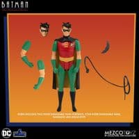Mezco 5 Points Batman: The Animated Series Action Figure Set Batman, Robin, Joker, Catwoman. INSTOCK