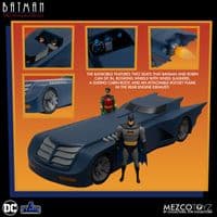 Mezco 5 Points Batman: The Animated Series Batmobile - INSTOCK