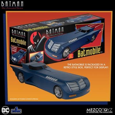 Mezco 5 Points Batman: The Animated Series Batmobile - INSTOCK