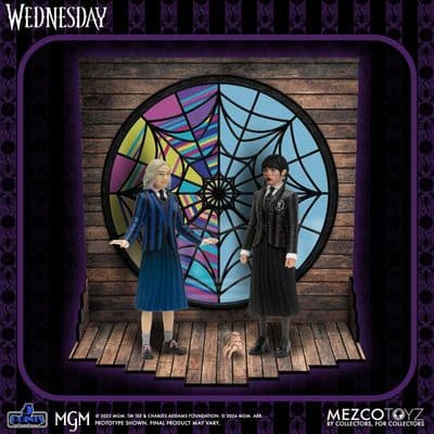 Mezco 5 Points Wednesday & Enid Box Set - Instock