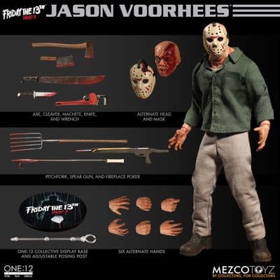 Mezco One:12 Collective Friday the 13th Part 3 Jason Voorhees - INSTOCK