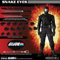 Mezco One:12 Collective GI Joe Deluxe Snake Eyes and Timber Action Figure Set - PRE-ORDER