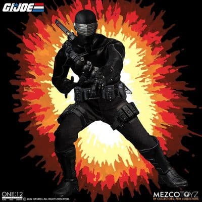 Mezco One:12 Collective GI Joe Deluxe Snake Eyes and Timber Action Figure Set - PRE-ORDER