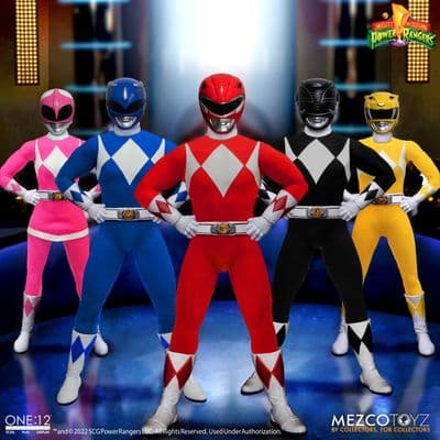 Mezco One:12 Collective Mighty Morphin' Power Rangers Deluxe Boxed Set - INSTOCK