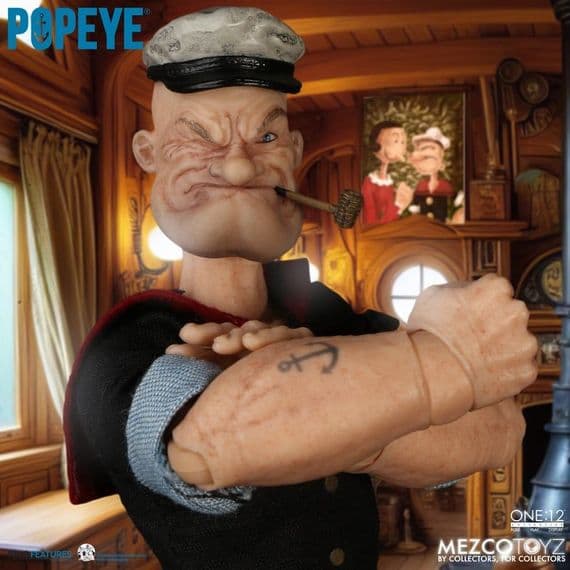 Mezco One:12 Collective Popeye Action Figure - INSTOCK
