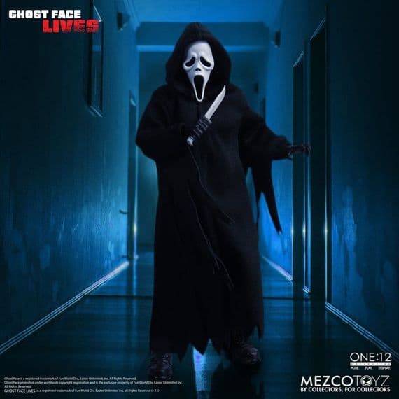 Mezco One:12 Collective Scream Ghostface Action Figure - Instock