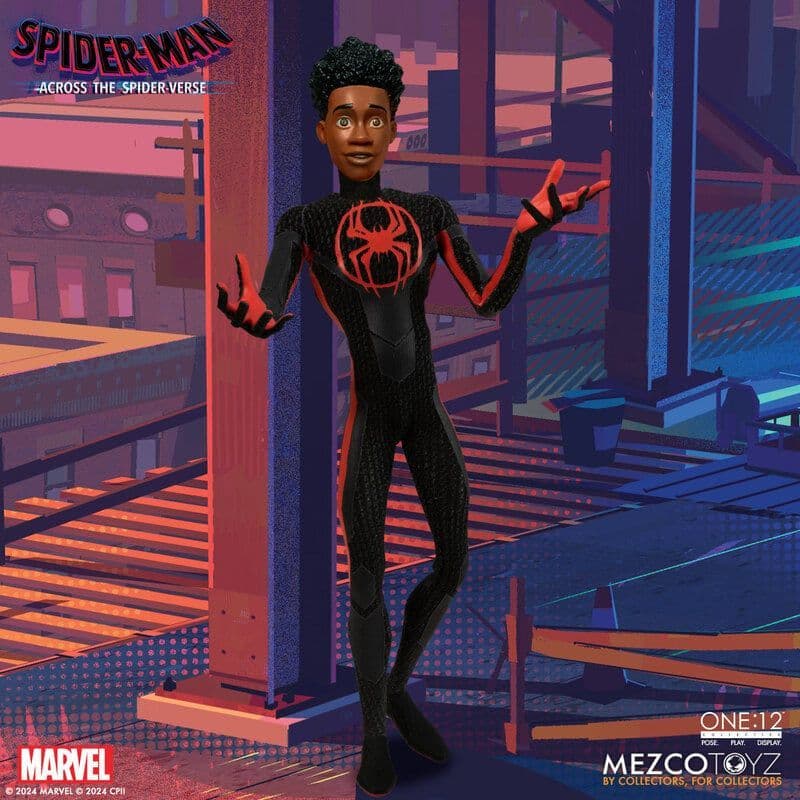 Mezco One:12 Collective Spider-Man Across the Spider-verse Miles Morales  Figure Instock