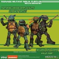 Mezco One:12 Teenage Mutant Ninja Turtles Deluxe Boxed Action Figure Set - INSTOCK