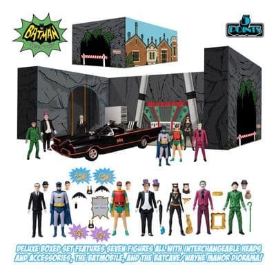 Mezco Toys 5 Points Batman 1966 Classic TV Series Deluxe Action Figure Set - SPECIAL OFFER